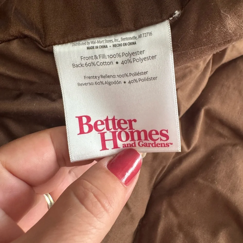 Better Homes and Gardens King Comforter Set Autumn 4pc